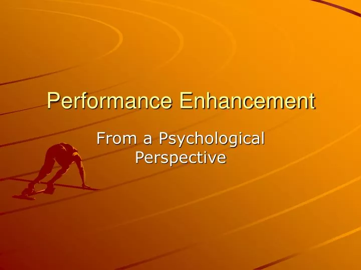 PPT - Performance Enhancement PowerPoint Presentation, free download ...