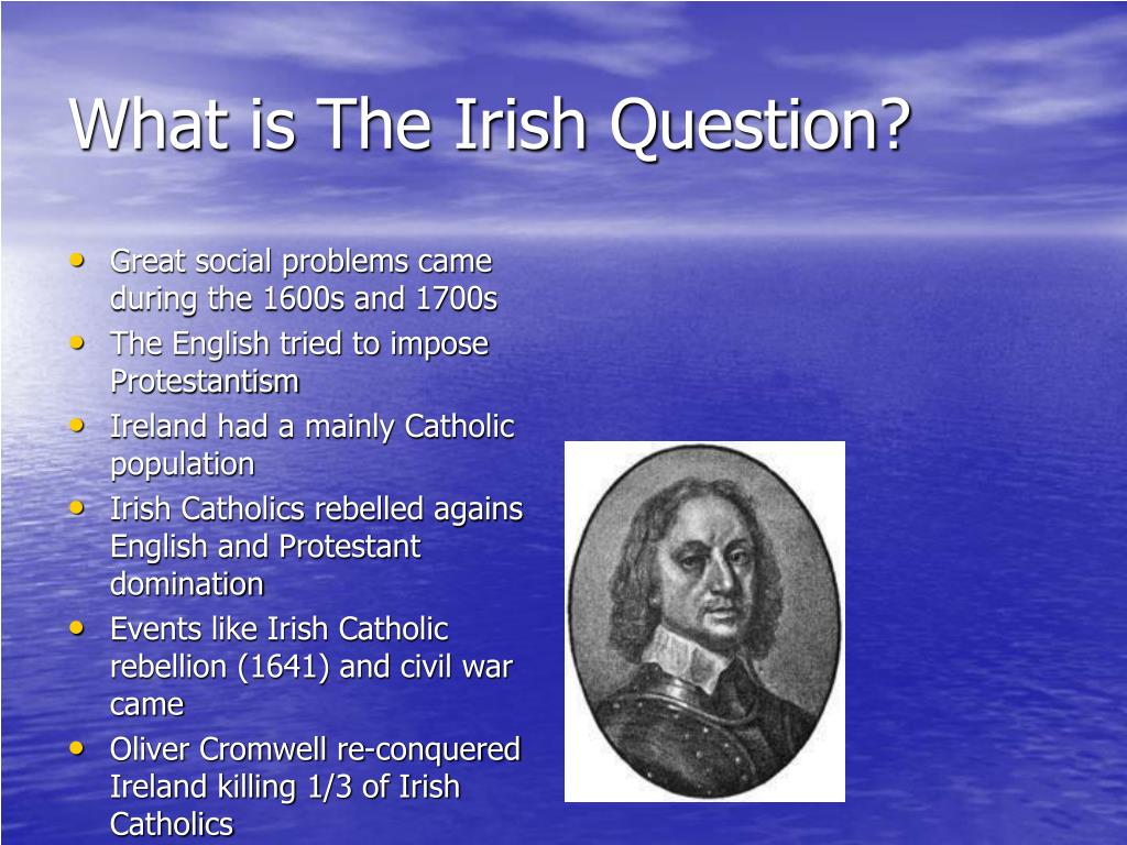 PPT The Irish Question PowerPoint Presentation Free Download ID 1772087