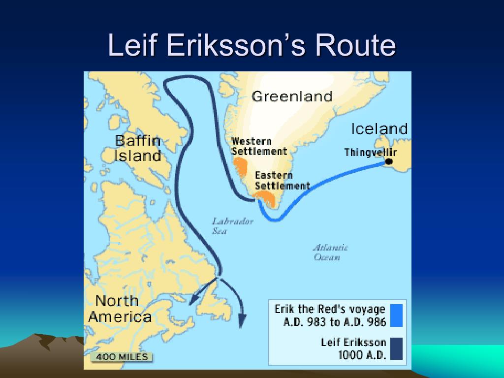 voyages of leif erikson