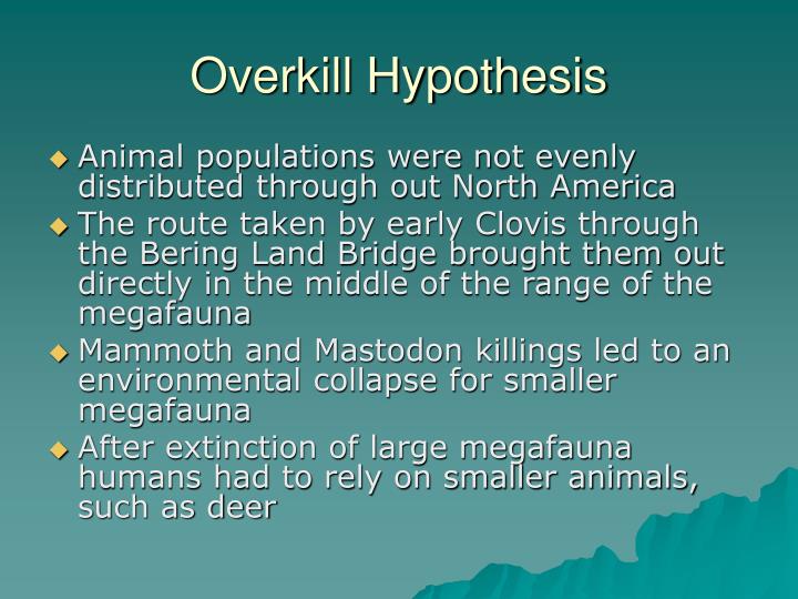 overkill hypothesis wikipedia