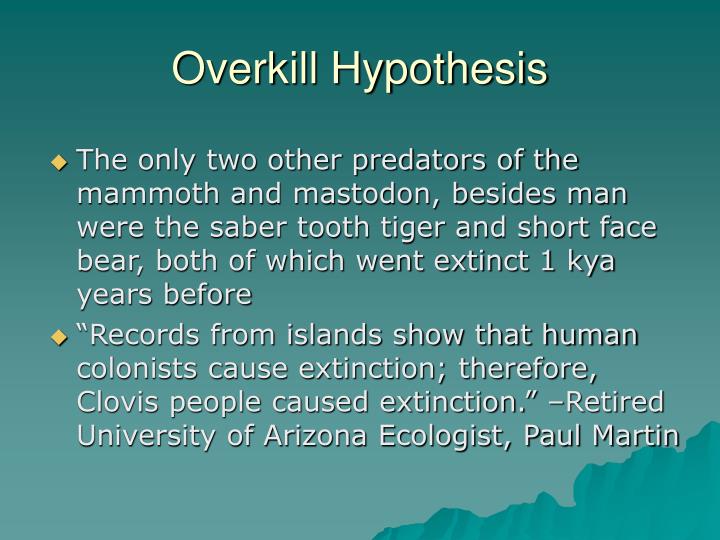 overkill hypothesis wikipedia