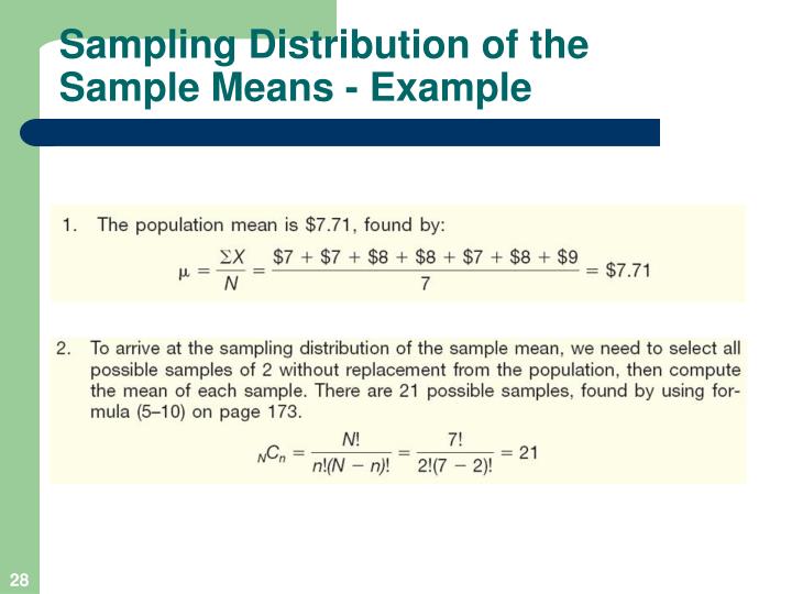 Probability And Sampling Distribution