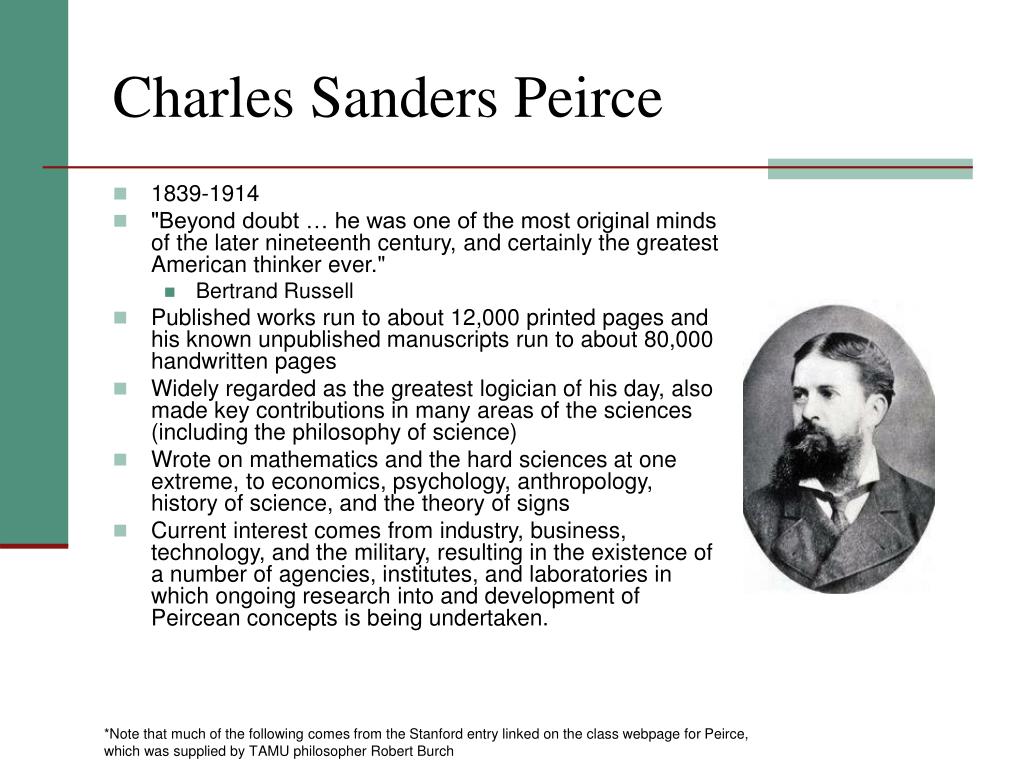 PPT - C.S. Peirce PowerPoint Presentation, free download - ID:1773530