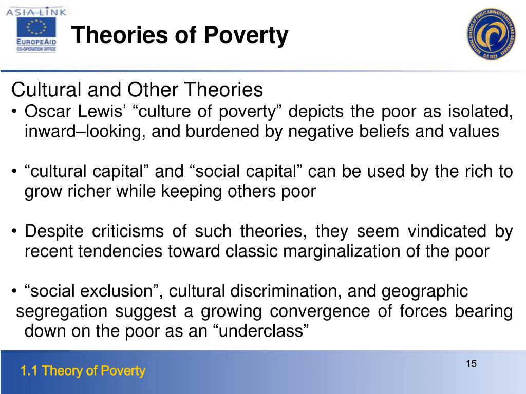 structural functional theory related to poverty
