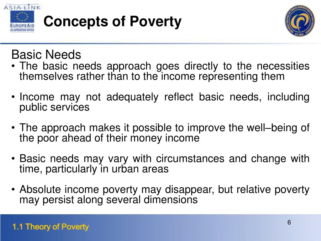 poverty essay theory
