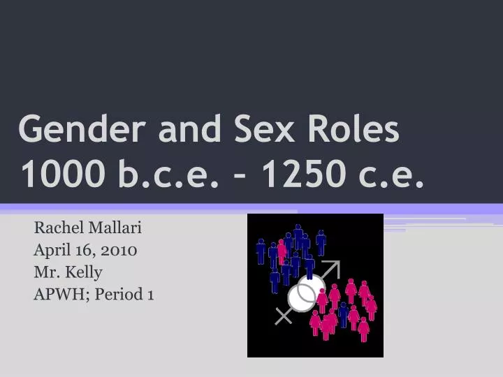 gender roles in everyday life gender roles in everyday life