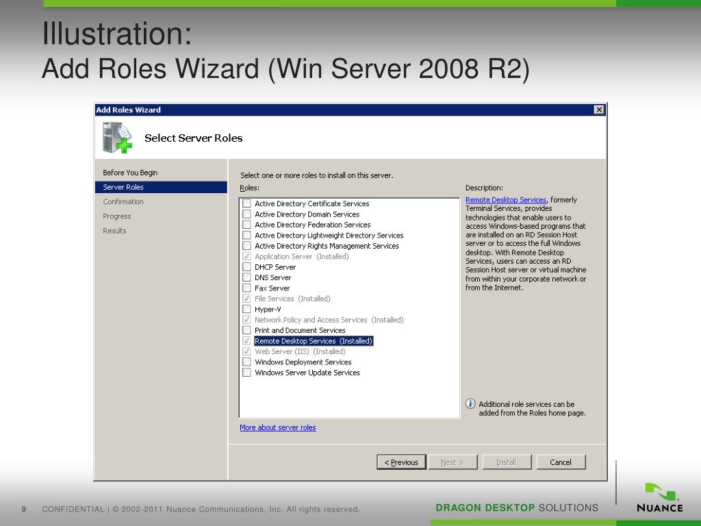 PPT - Dragon NaturallySpeaking 12 Remote Desktop Feature Overview ...