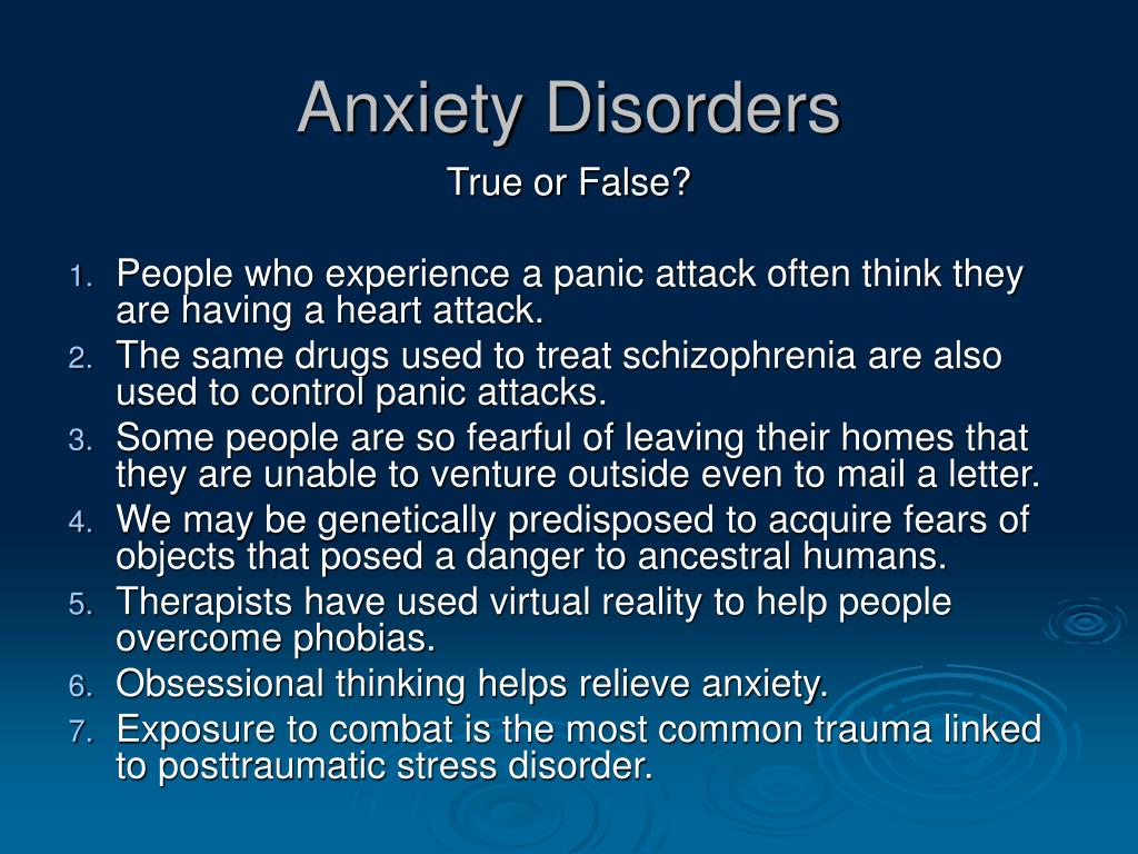 Ppt Anxiety Disorders Powerpoint Presentation Free Download Id1775037