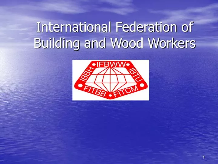international federation of building and wood workers n.