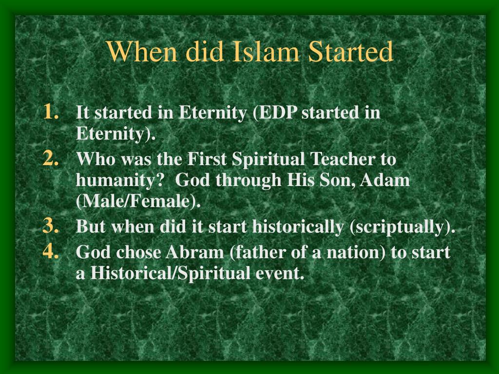 how islam began