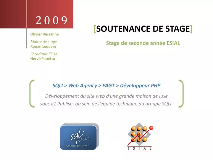Ppt Soutenance De Stage Powerpoint Presentation Free Download