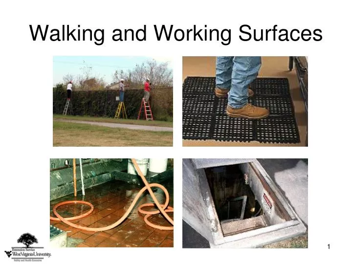 walking and working surfaces n.