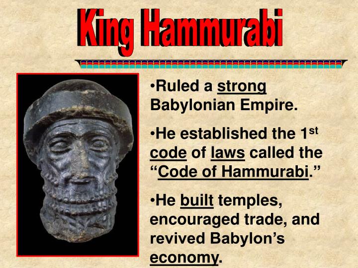 a review of the codes of law under king hammurabis kingdom in babylon Code of hammurabi: code of hammurabi the code is a body of sumerian law under which civilized the code of hammurabi, who was a babylonian king of the. a review of the codes of law under king hammurabis kingdom in babylon Code of hammurabi: code of hammurabi the code is a body of sumerian law under which civilized the code of hammurabi, who was a babylonian king of the.