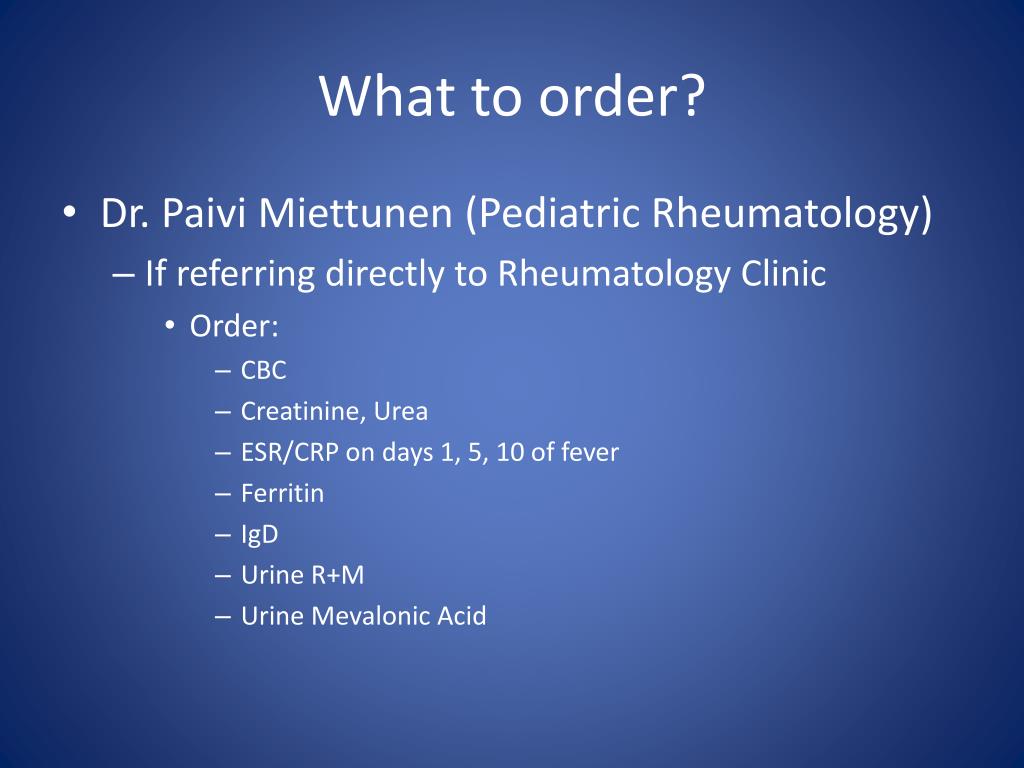 PPT Recurrent Fever in the Pediatric Patient PowerPoint