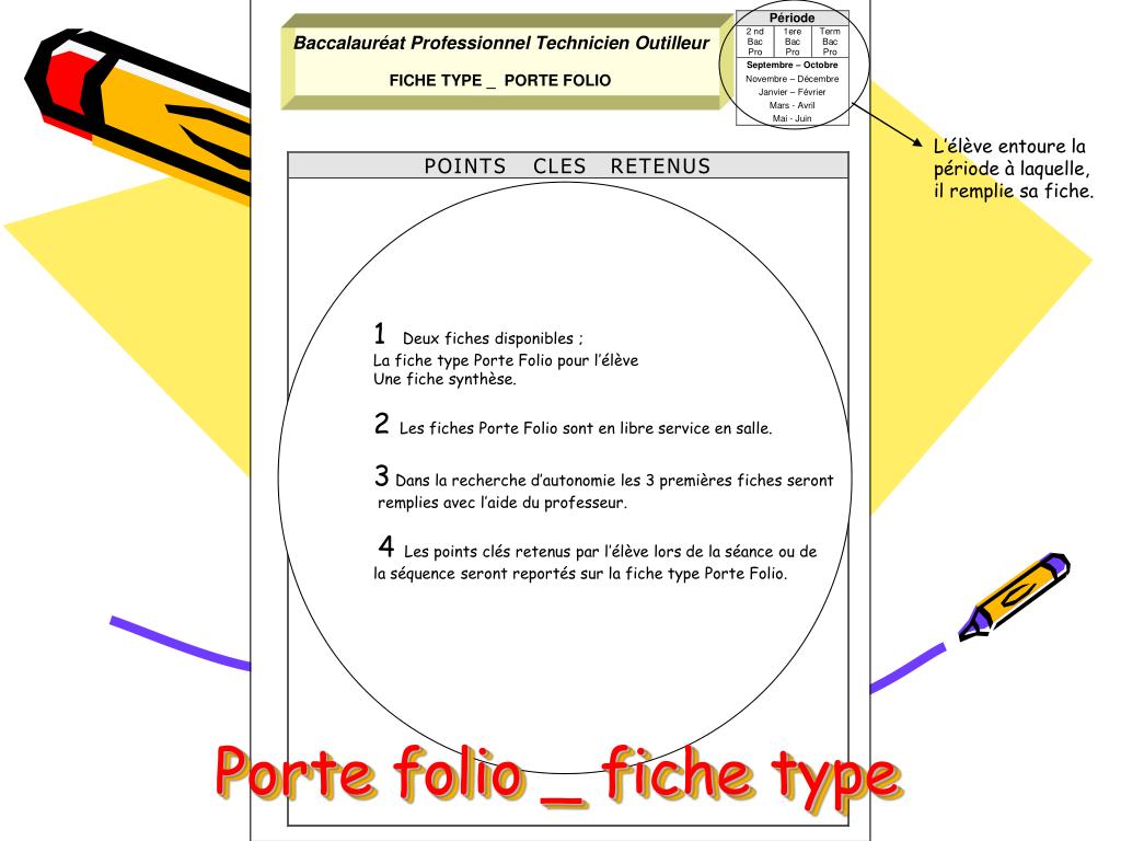 PPT - Porte folio _ fiche type PowerPoint Presentation, free download -  ID:1777330