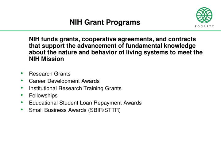 PPT - Research Training Programs At The NIH PowerPoint Presentation ...