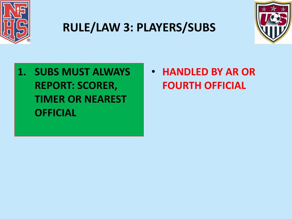 The “official” 3-player rule