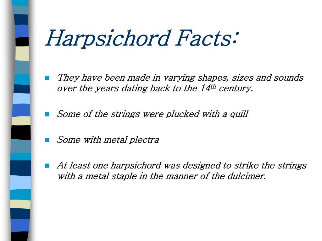 PPT The History of the Harpsichord PowerPoint Presentation, free
