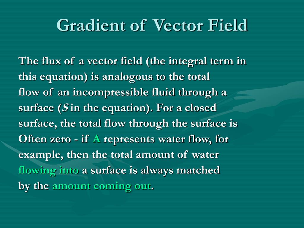 Ppt gradient of scalar field powerpoint presentation free download