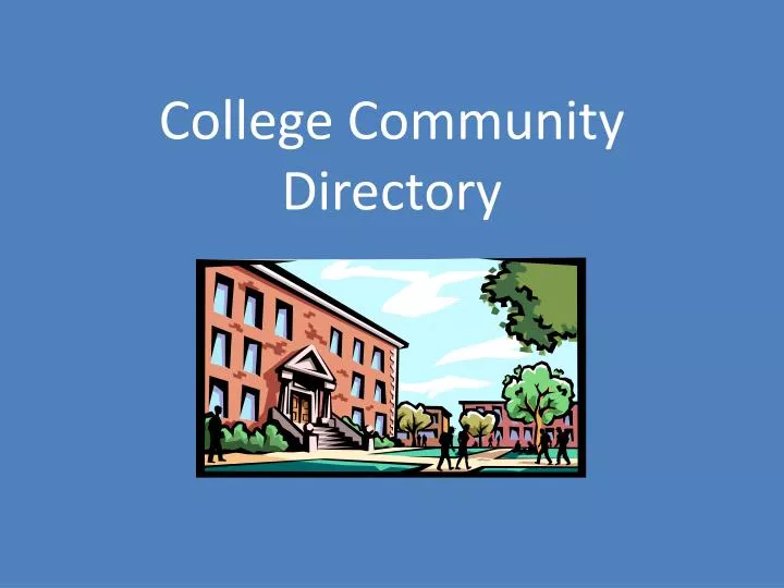 presentation college directory