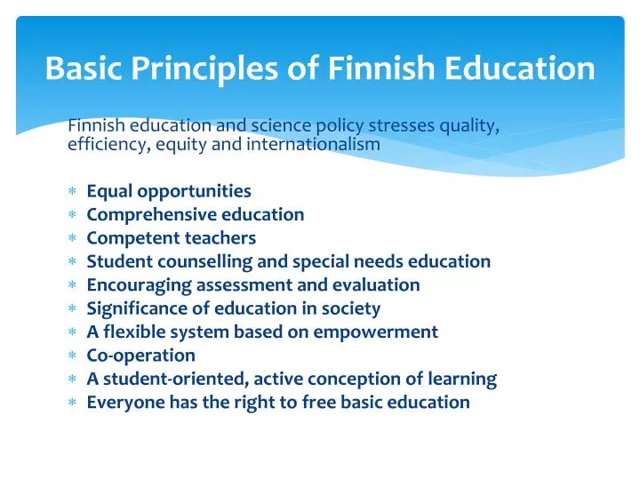 Is Core Knowledge Based in Finland Education? Is Core Knowledge Based in Finland Education?