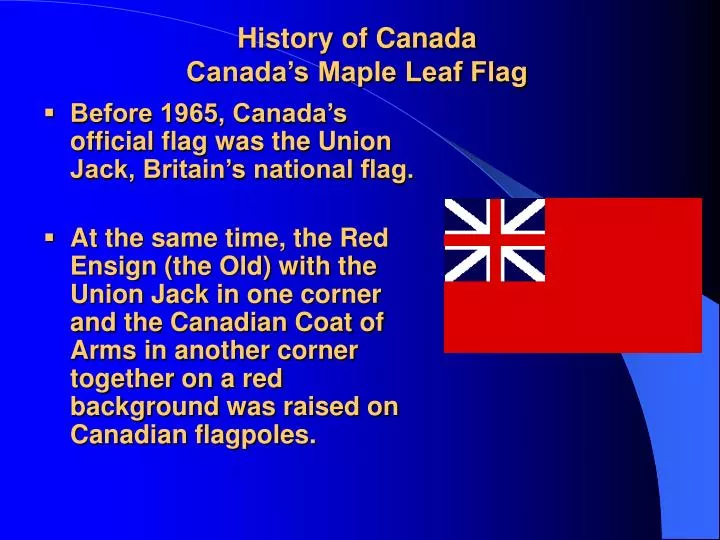 ppt-history-of-canada-canada-s-maple-leaf-flag-powerpoint