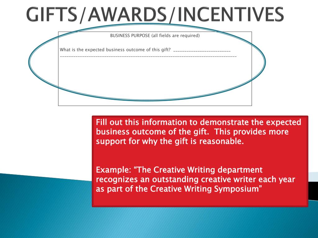 PPT GIFTS/AWARDS/INCENTIVES PowerPoint Presentation, free download