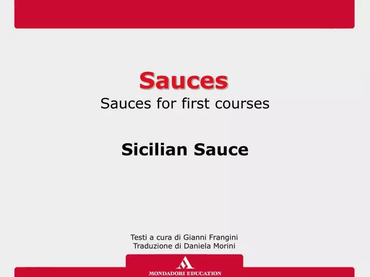 Ppt Sauces Powerpoint Presentation Free Download Id