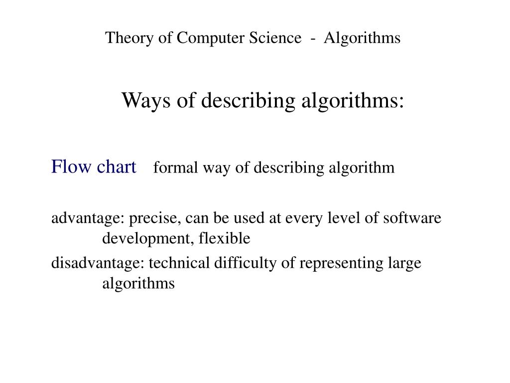 PPT - Theory of Computer Science - Algorithms PowerPoint Presentation ...
