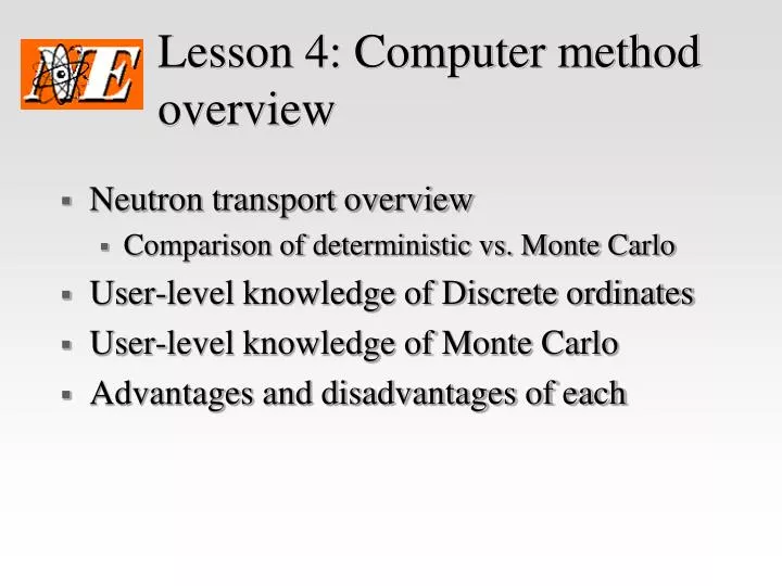 PPT Lesson 4 Computer method overview PowerPoint Presentation, free