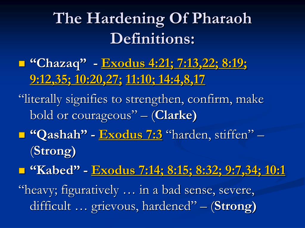 Ppt The Hardening Of Pharaoh S Heart Powerpoint Presentation Free Download Id 1780603