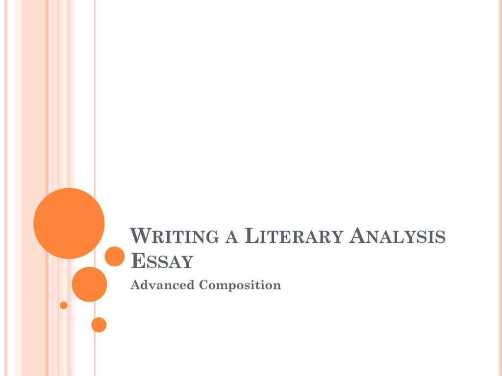 definition of a literary analysis essay