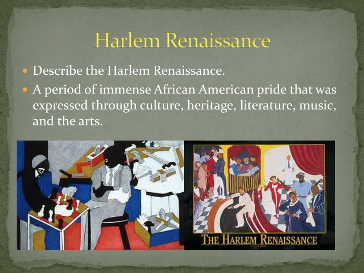 the harlem renaissance an american experience In the following article historians bruce glasrud and cary wintz discuss their new book, the harlem renaissance in the american west which argues that the literary and artistic outpouring by african americans during the third decade of the 20th century was a national phenomenon which included the american west. the harlem renaissance an american experience In the following article historians bruce glasrud and cary wintz discuss their new book, the harlem renaissance in the american west which argues that the literary and artistic outpouring by african americans during the third decade of the 20th century was a national phenomenon which included the american west.