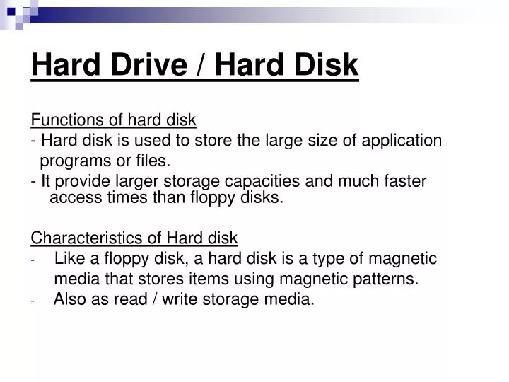 ppt hard drive hard disk powerpoint presentation id 1783532