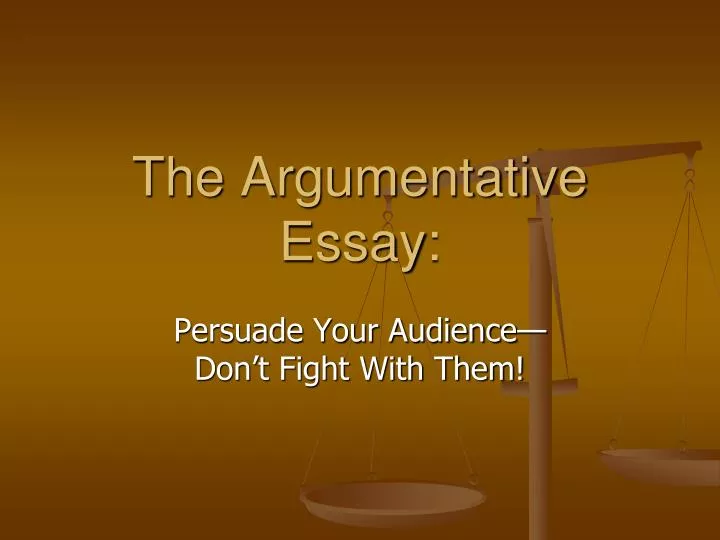argumentative writing presentation