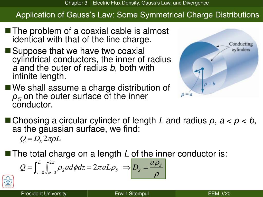 PPT Chapter 3 Electric Flux Density, Gauss’s Law, and Divergence