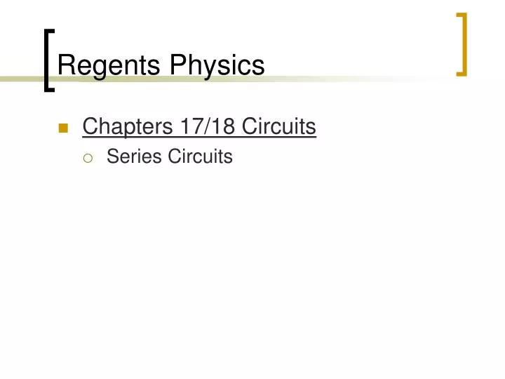 PPT Regents Physics PowerPoint Presentation, free download ID1783802