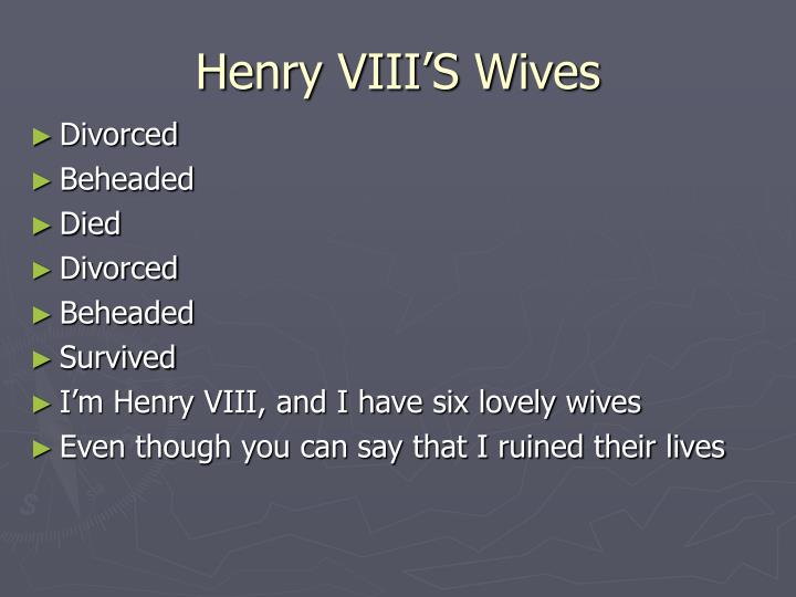 Divorced beheaded survived essay