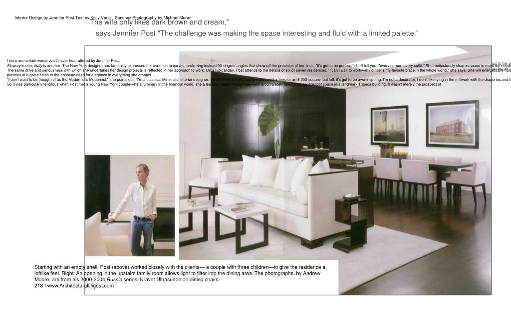 PPT - Interior Design by Jennifer Post Text by Kelly Vencill Sanchez ...