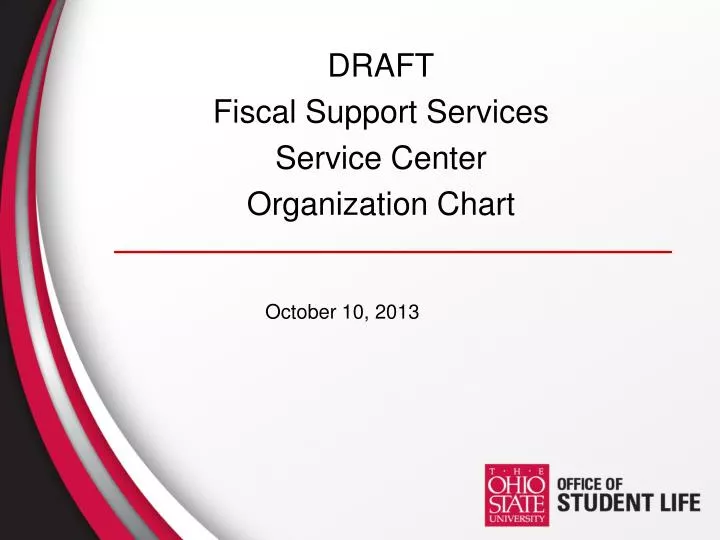 Draft Organization Chart