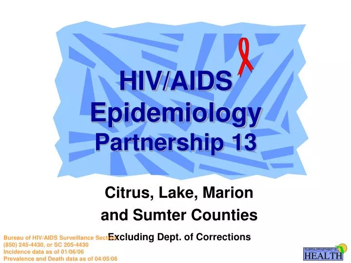 PPT - HIV/AIDS Epidemiology Partnership 13 PowerPoint Presentation ...