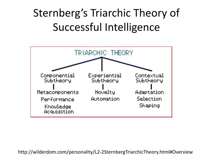 triarchic theory of intelligence The relevance of robert sternberg's triarchic theory of human intelligence for adult education by burton r sisco dean, college of education, rowan university. triarchic theory of intelligence The relevance of robert sternberg's triarchic theory of human intelligence for adult education by burton r sisco dean, college of education, rowan university.