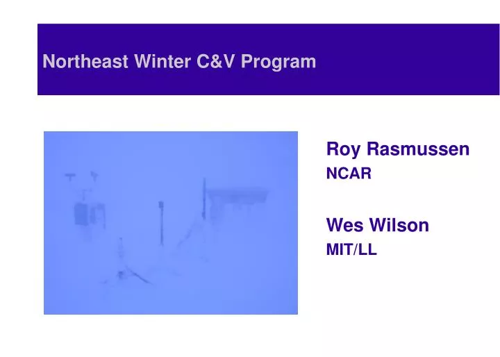 northeast winter c v program n.