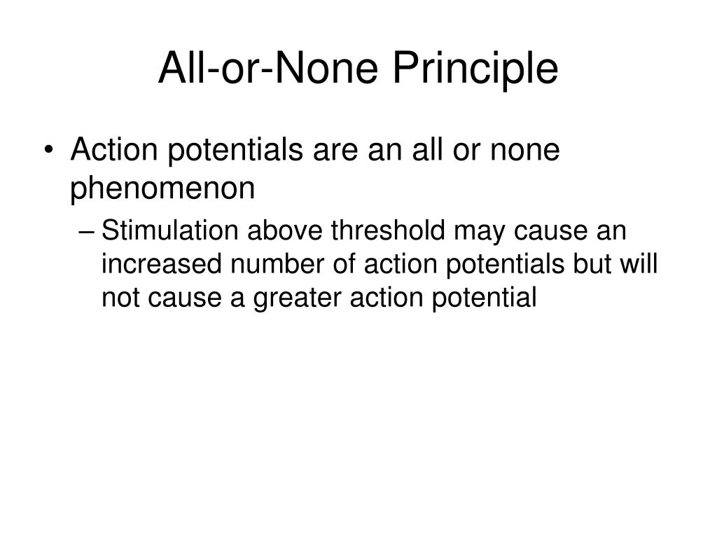 all or none principle definition all or none principle definition