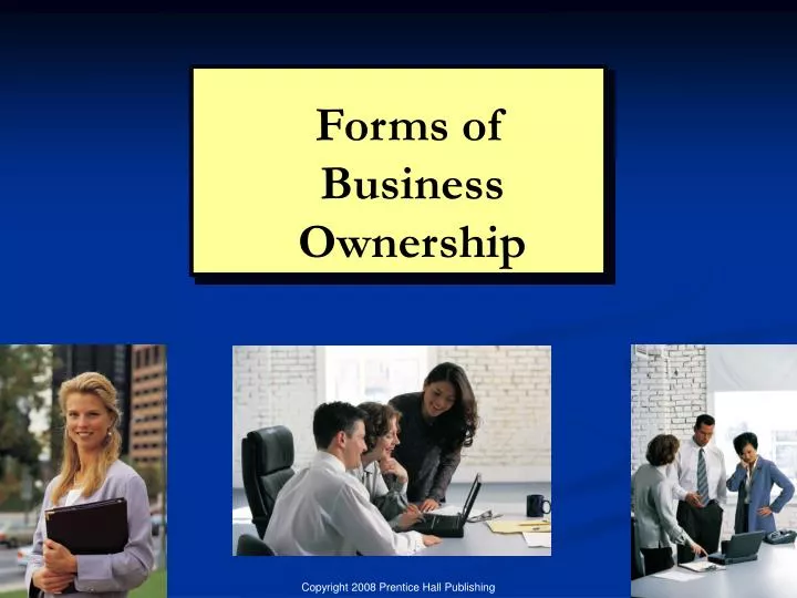 forms of business ownership powerpoint presentation