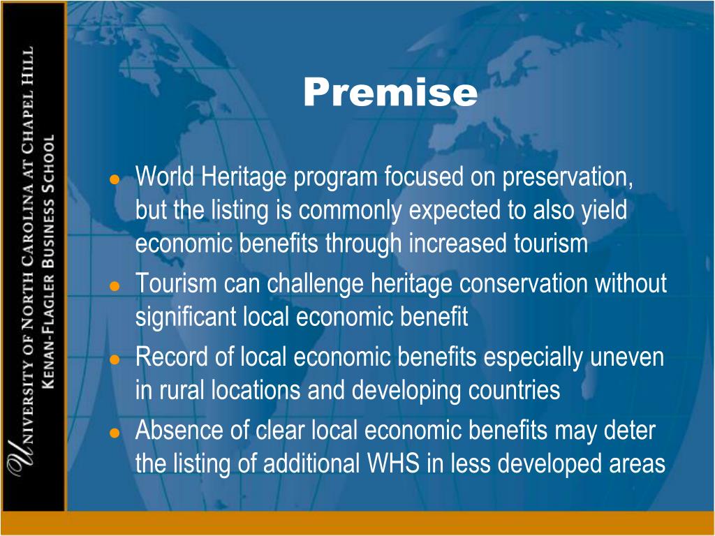 PPT - Cultural Heritage and Sustainable Tourism for Local Economic ...