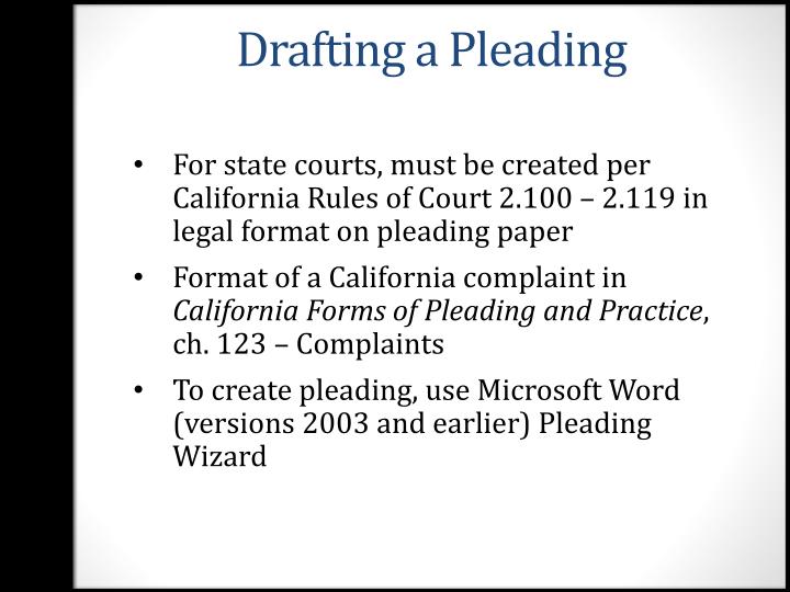 ppt finding forms getting started in public pleadings paper