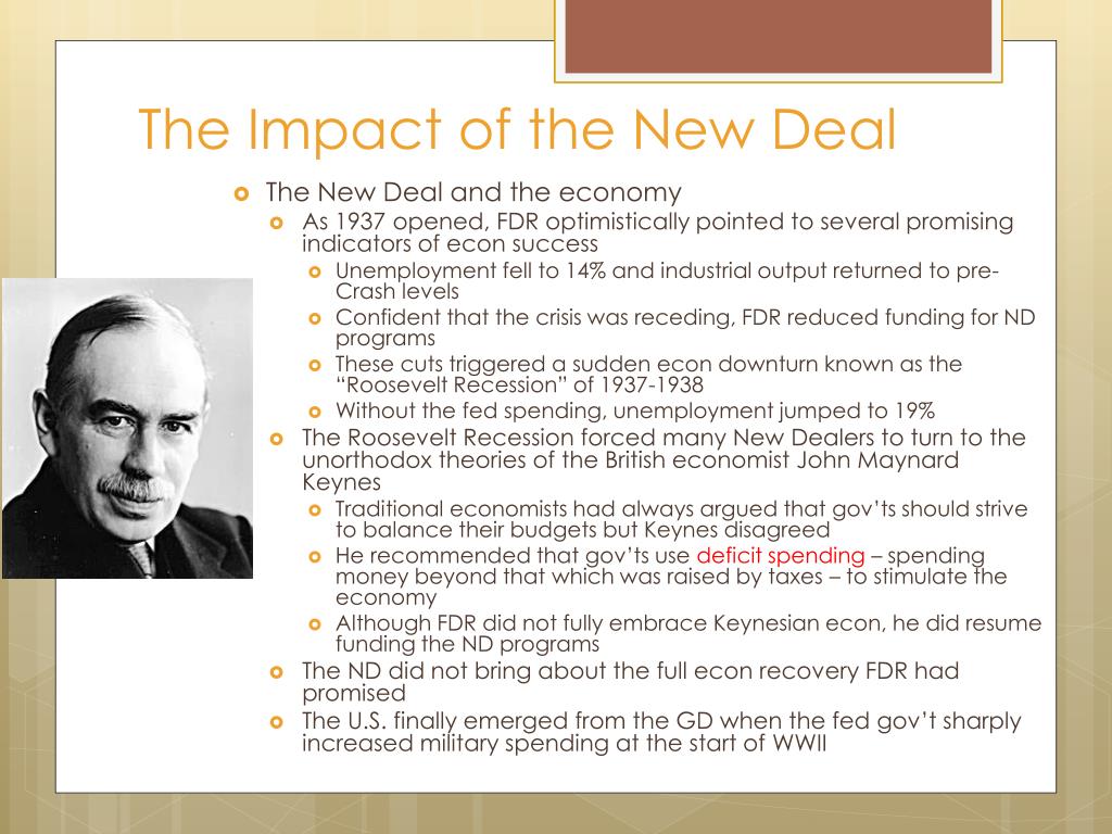 Impact Of The New Deal And Programs