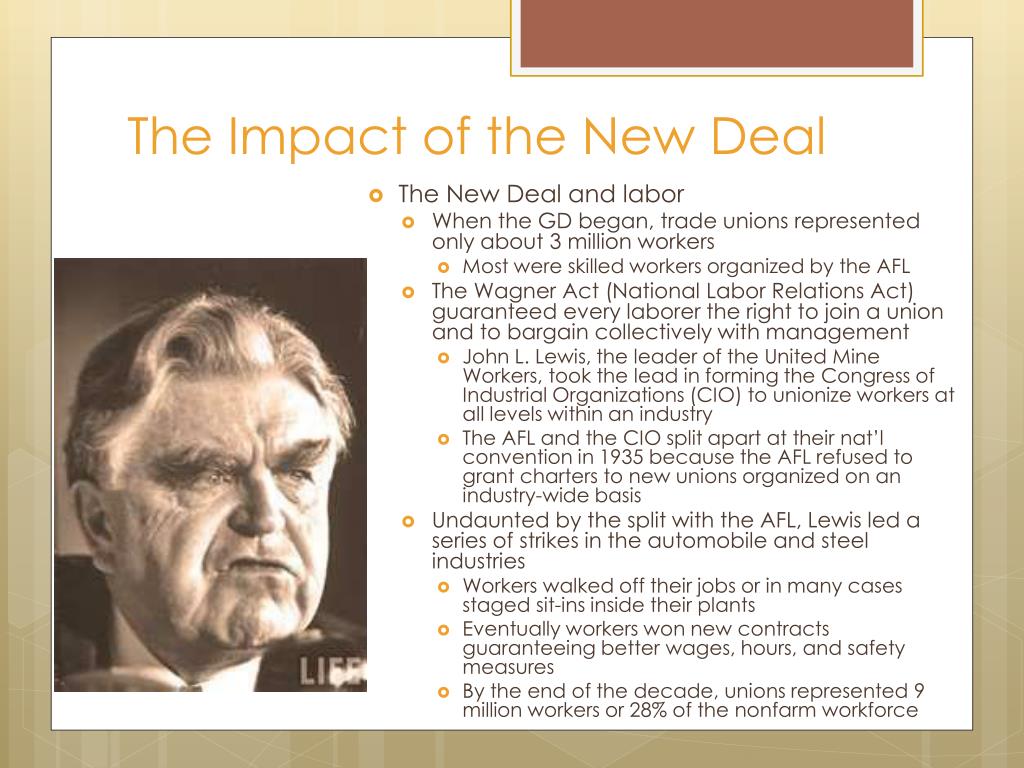 positive and negative effects of the new deal essay
