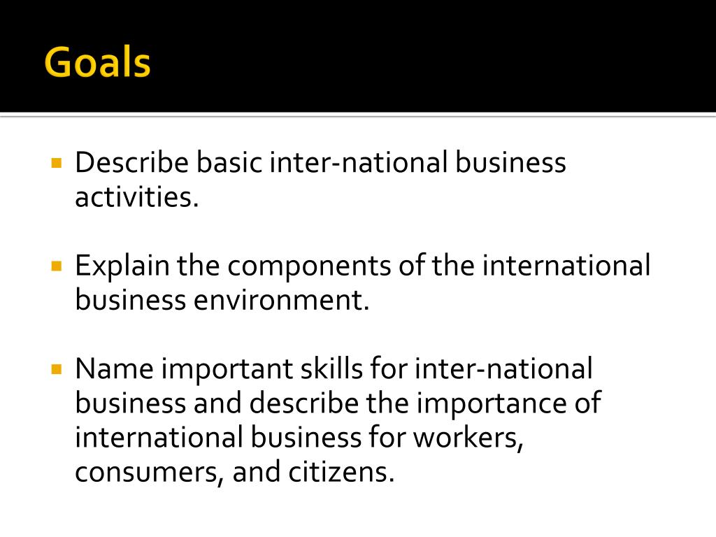 PPT - Foundation of International Business PowerPoint Presentation ...